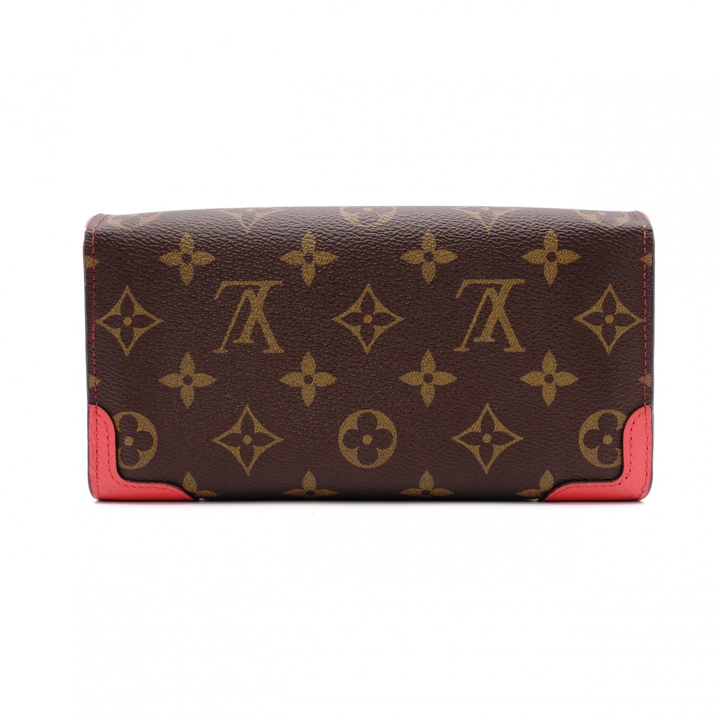 Louis Vuitton Portefeuille Sara Retiro Monogram Red