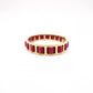 FENDI Bracelet, Metal and Leather, Gold and Pink, Bangle