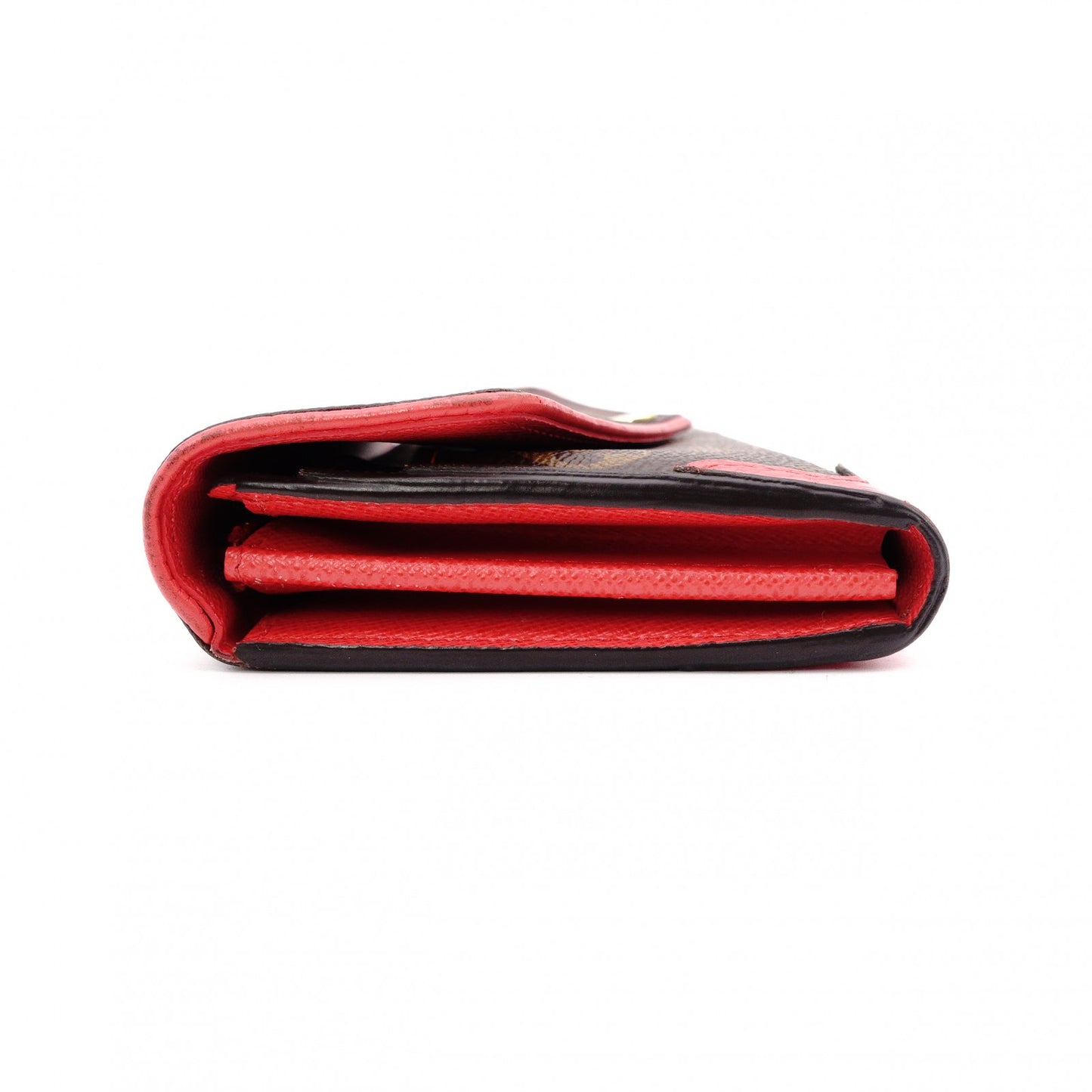 Louis Vuitton Portefeuille Sara Retiro Monogram Red