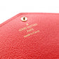 Louis Vuitton Portefeuille Sara Retiro Monogram Red