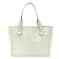 LOEWE Heritage Tote Bag White Leather White Shoulder Logo 7-11-338