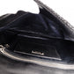 Miu Miu Matelassé Shoulder Bag, Leather, Black, Jewels, Rhinestones, Silver Hardware