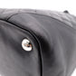 CHANEL Cambon Line Handbag, Leather, Black, CC Logo Tote Bag