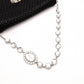 Miu Miu Matelassé Shoulder Bag, Leather, Black, Jewels, Rhinestones, Silver Hardware