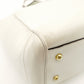 LOEWE Heritage Tote Bag White Leather White Shoulder Logo 7-11-338