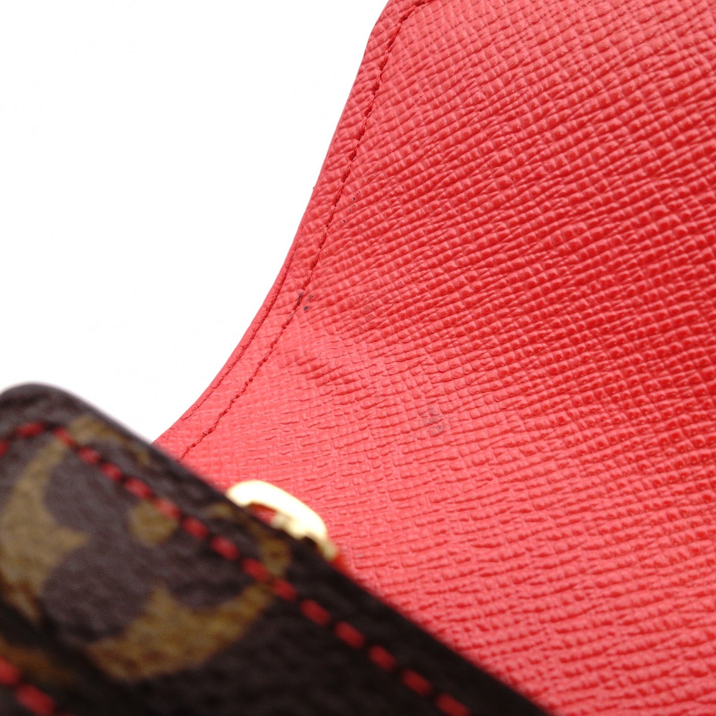 Louis Vuitton Portefeuille Sara Retiro Monogram Red