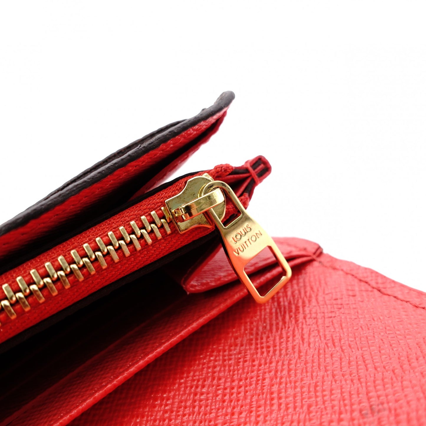Louis Vuitton Portefeuille Sara Retiro Monogram Red