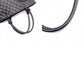 CHANEL Cambon Line Handbag, Leather, Black, CC Logo Tote Bag