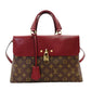 LOUIS VUITTON Venus Bag Tote Monogram Canvas Handbag Bordeaux Brown Leather 2-Way PVC 7-10-972