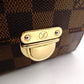 LOUIS VUITTON Koala Damier Ébène Tri-Fold Wallet in Brown