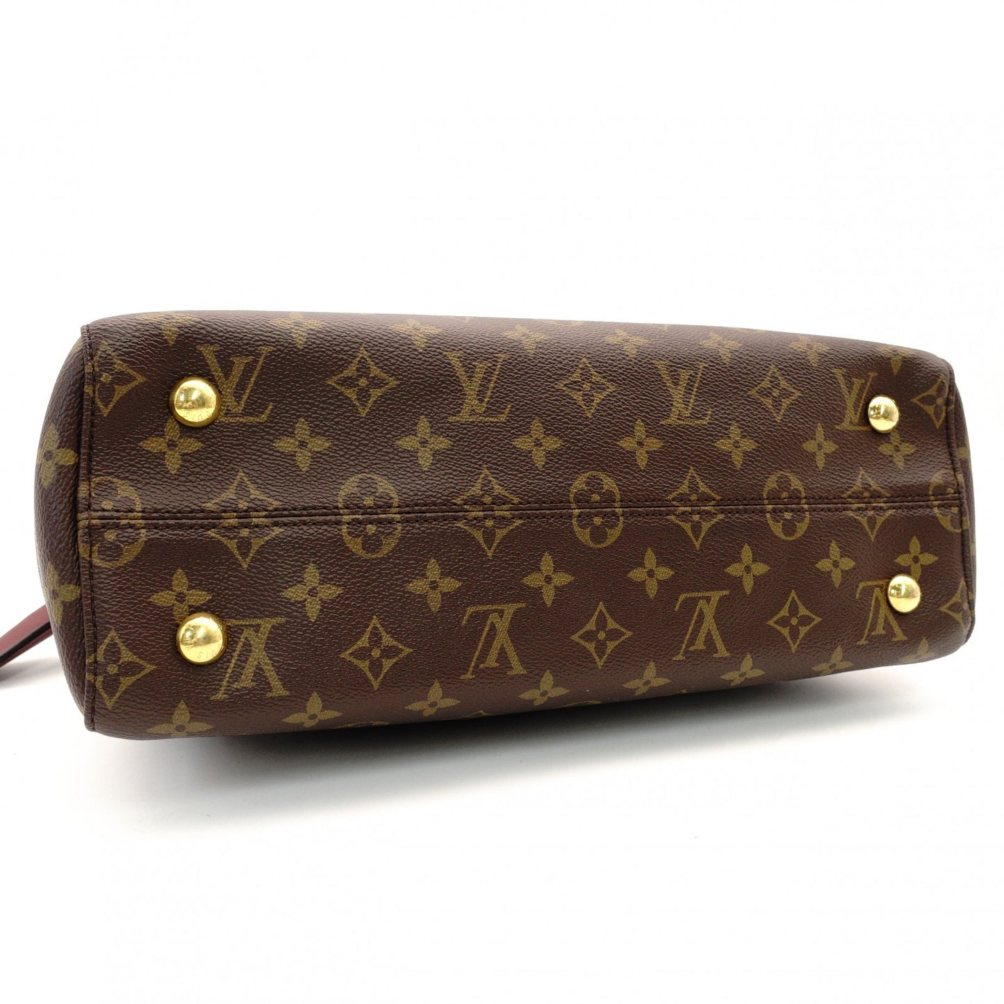 LOUIS VUITTON Venus Bag Tote Monogram Canvas Handbag Bordeaux Brown Leather 2-Way PVC 7-10-972