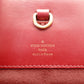 LOUIS VUITTON Venus Bag Tote Monogram Canvas Handbag Bordeaux Brown Leather 2-Way PVC 7-10-972