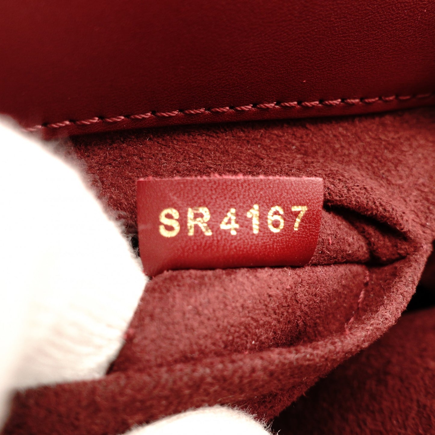 LOUIS VUITTON Venus Bag Tote Monogram Canvas Handbag Bordeaux Brown Leather 2-Way PVC 7-10-972