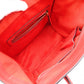 CELINE Luggage Micro Shopper Handbag, Leather, Red, Tote Bag