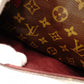 LOUIS VUITTON Venus Bag Tote Monogram Canvas Handbag Bordeaux Brown Leather 2-Way PVC 7-10-972