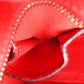 CELINE Luggage Micro Shopper Handbag, Leather, Red, Tote Bag