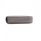 PRADA Saffiano Leather Long Wallet, Gray with Silver Hardware