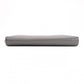 PRADA Saffiano Leather Long Wallet, Gray with Silver Hardware