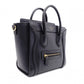 CELINE Luggage Nano Handbag, Leather, Black, 2-Way Crossbody/Shoulder Bag