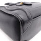 CELINE Luggage Nano Handbag, Leather, Black, 2-Way Crossbody/Shoulder Bag