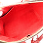 LOUIS VUITTON Retiro PM Handbag, Boston, 2-Way, Leather/PVC, Brown/Red, Women's