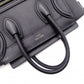 CELINE Luggage Nano Handbag, Leather, Black, 2-Way Crossbody/Shoulder Bag