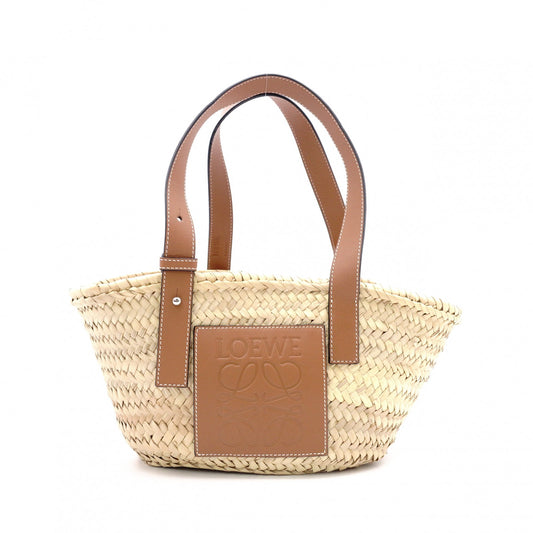 LOEWE Basket Bag, Anagram Handbag, Straw, Beige, Brown, Wicker Bag