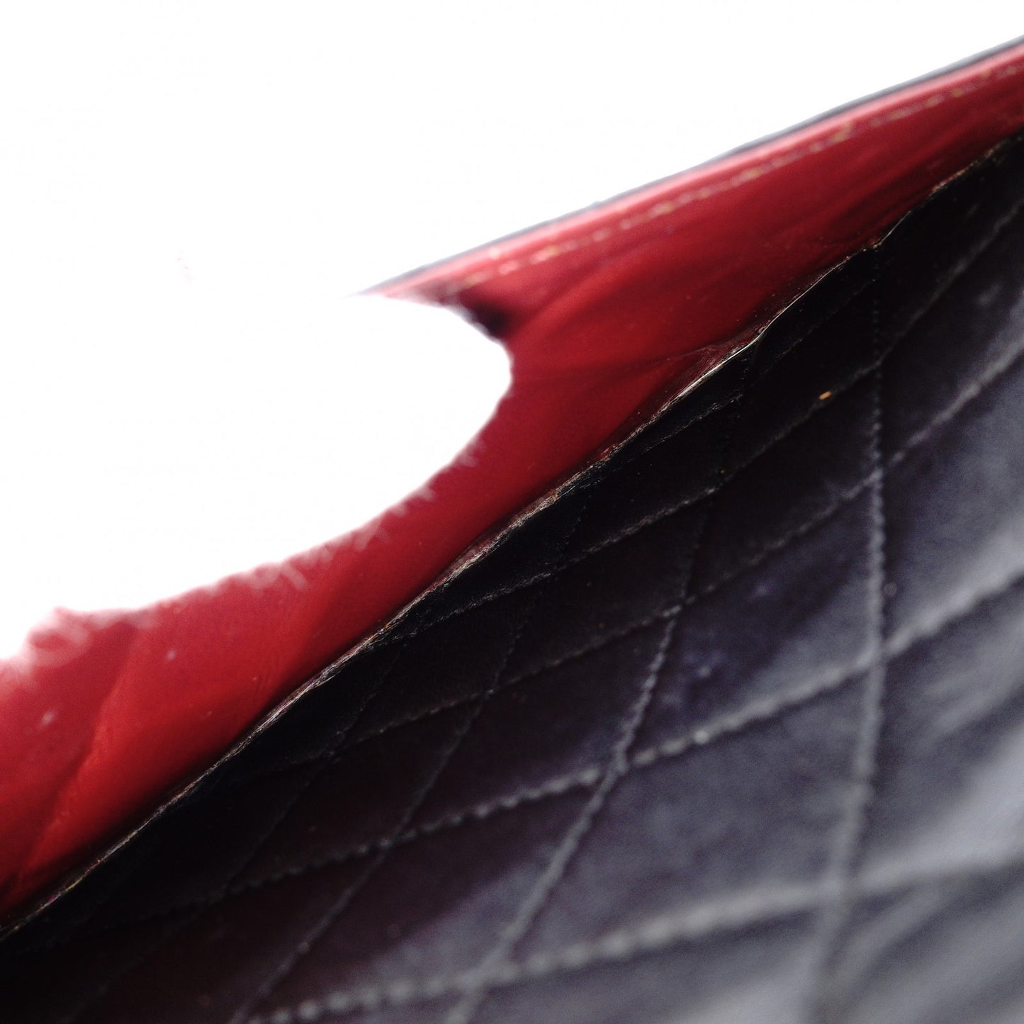 CHANEL W-Flap Quilted Shoulder Bag Leather Black