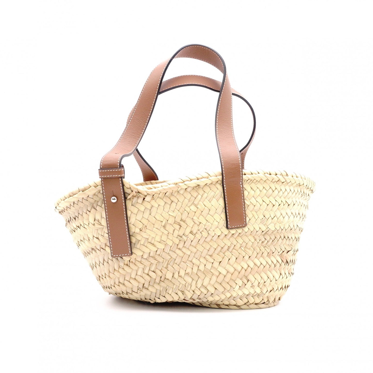 LOEWE Basket Bag, Anagram Handbag, Straw, Beige, Brown, Wicker Bag