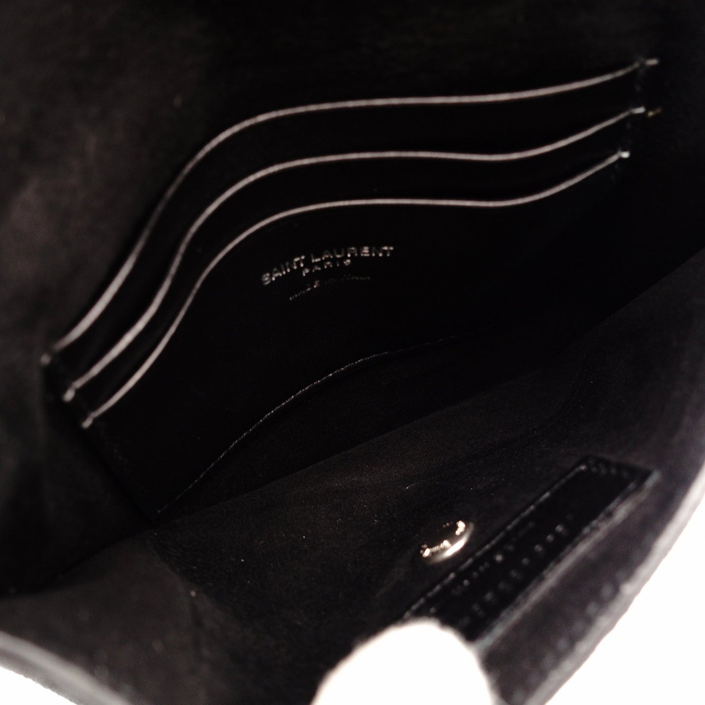 SAINT LAURENT Teddy Small Drawstring Shoulder Bag Red Leather Red Chain Crossbody 7-11-378