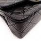 CHANEL W Flap Matelassé Lambskin Classic Shoulder Bag, Leather, Black, Gold Hardware, Crossbody
