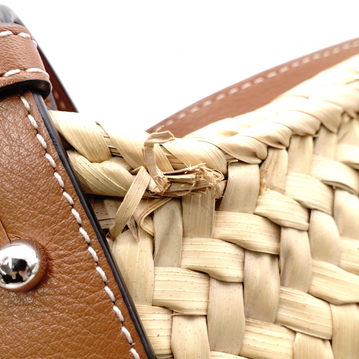LOEWE Basket Bag, Anagram Handbag, Straw, Beige, Brown, Wicker Bag