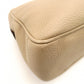 GUCCI Soho Chain Shoulder Bag Beige Crossbody Leather GG Logo Gold Hardware