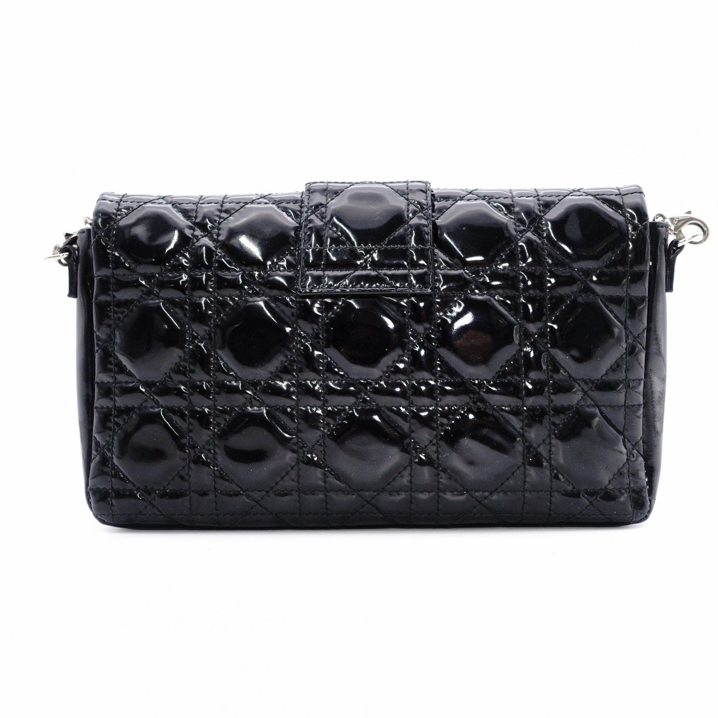 Christian Dior Lady Dior New Lock Wallet Chain Black