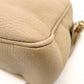GUCCI Soho Chain Shoulder Bag Beige Crossbody Leather GG Logo Gold Hardware