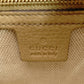 GUCCI Soho Chain Shoulder Bag Beige Crossbody Leather GG Logo Gold Hardware