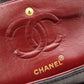 CHANEL W Flap Matelassé Lambskin Classic Shoulder Bag, Leather, Black, Gold Hardware, Crossbody