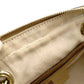 GUCCI Soho Chain Shoulder Bag Beige Crossbody Leather GG Logo Gold Hardware