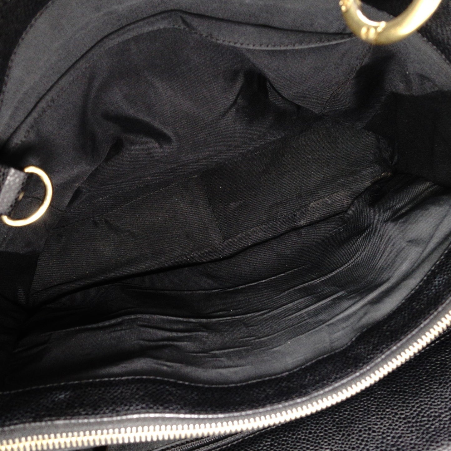 CHANEL GST Matelassé Caviar Skin Shoulder Bag, Tote Bag, Leather, Black, Gold Hardware