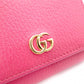 GUCCI GG Marmont Bifold Wallet, Leather, Pink, Gold Hardware