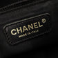 CHANEL GST Matelassé Caviar Skin Shoulder Bag, Tote Bag, Leather, Black, Gold Hardware