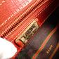 LOEWE Velasquez Handbag Leather Orange 2-Way
