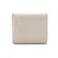 LOEWE Anagram Tri-fold Wallet, Leather, Beige, with Silver Hardware