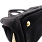 PRADA Canapa Mini Handbag Canvas Black 2-Way