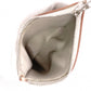 LOEWE Anagram Tri-fold Wallet, Leather, Beige, with Silver Hardware