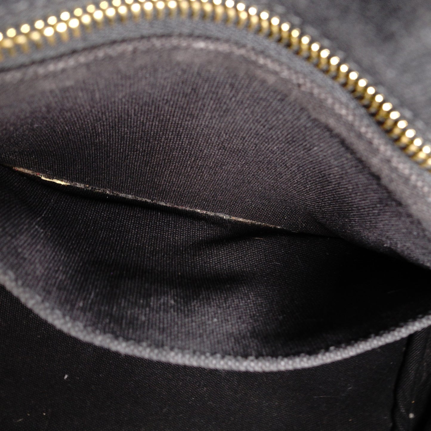 PRADA Canapa Mini Handbag Canvas Black 2-Way