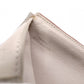 LOEWE Anagram Tri-fold Wallet, Leather, Beige, with Silver Hardware