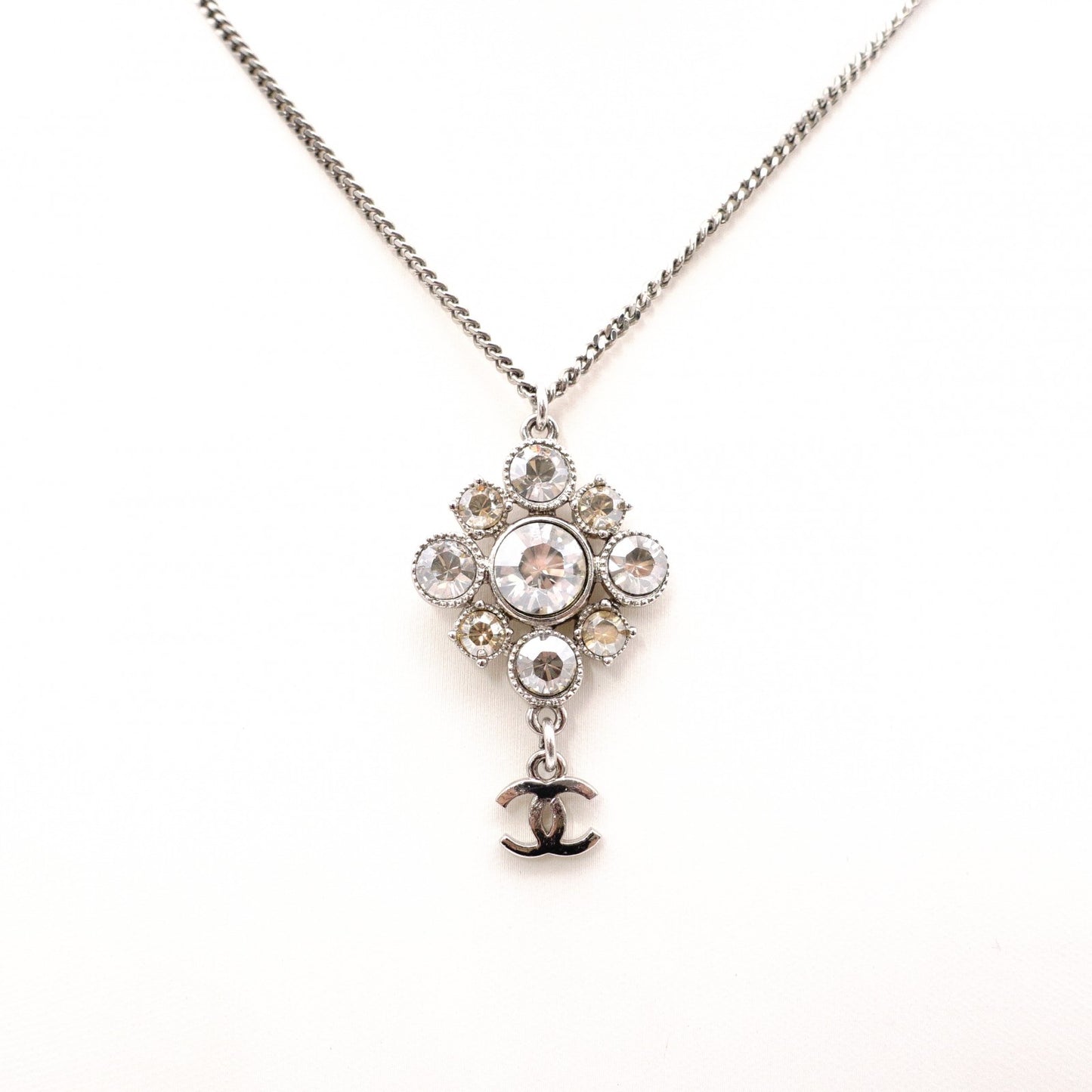 CHANEL シャネル ネックレス メタル/ラインストーン【中古】 レディース