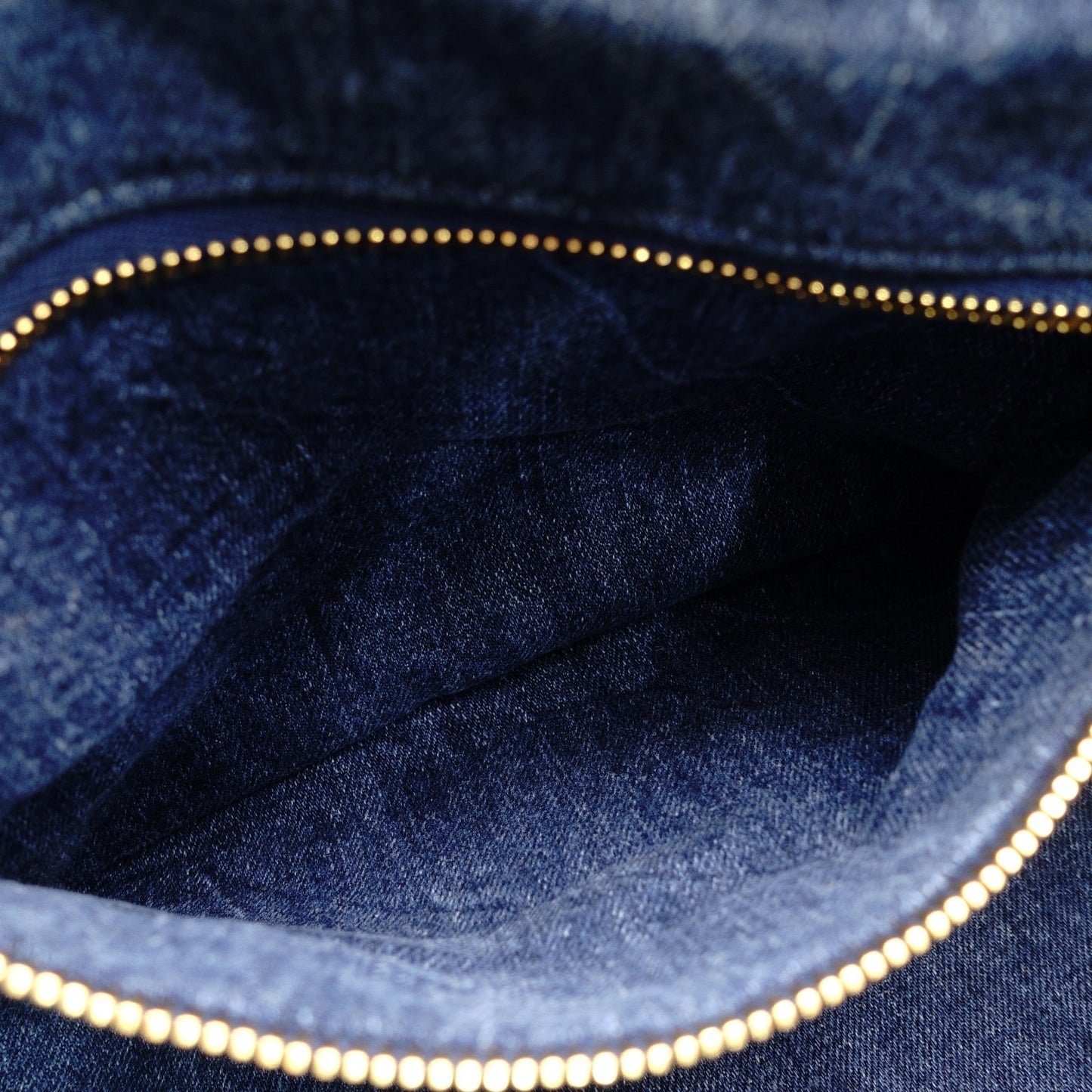 PRADA Canapa Medium Denim Blue Canvas Handbag with Logo 7-7-246