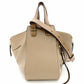 LOEWE Hammock Small Shoulder Bag Beige Handbag Leather Crossbody Gold Hardware Logo